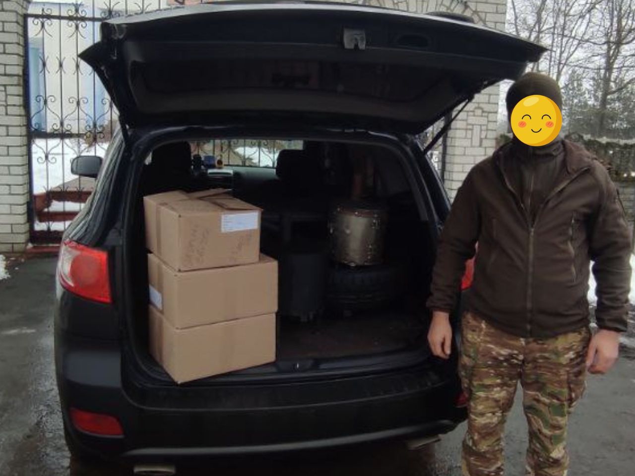 Відправлено партію окопних буржуйок, окопних свічок, нові колеса для бойового авто