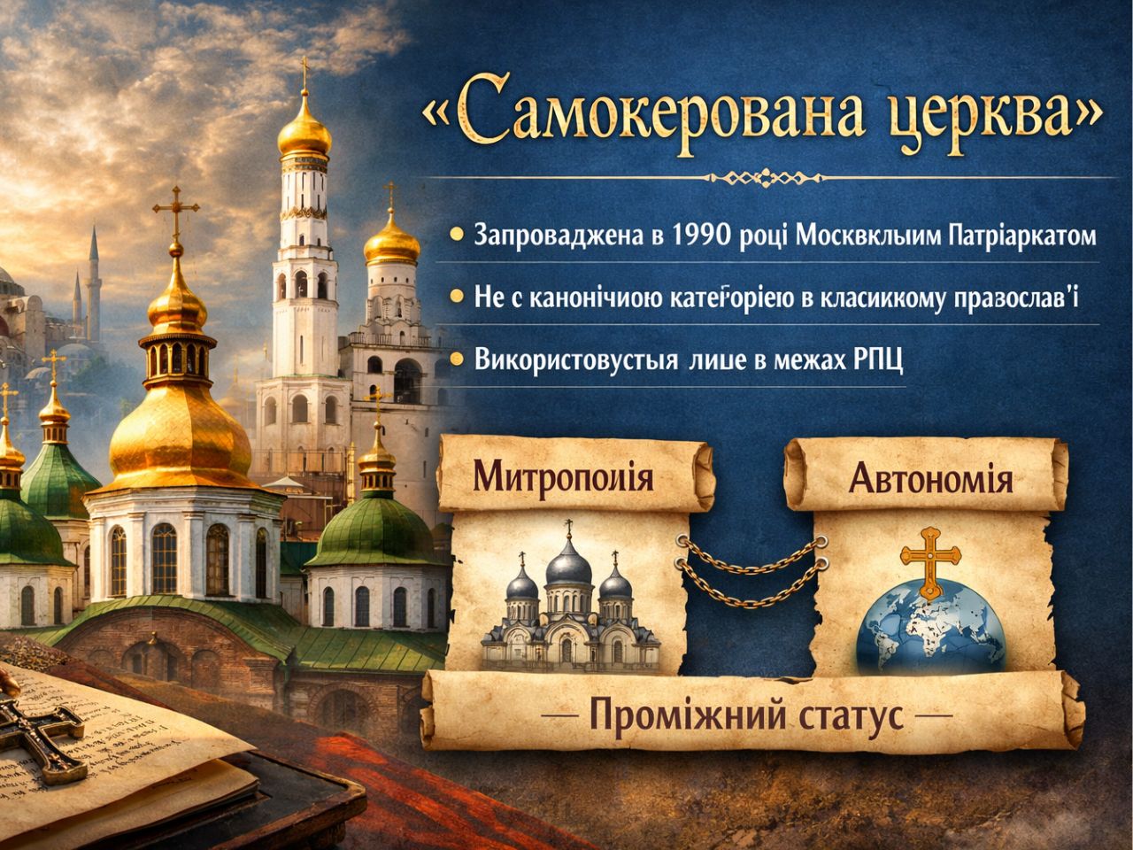 Історичне походження поняття - самокерована церква