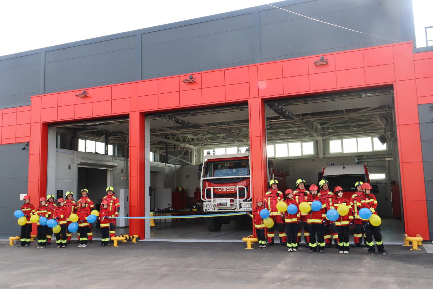 Освячення пожежної частини в с. Озеряни Варвинської СТг.
