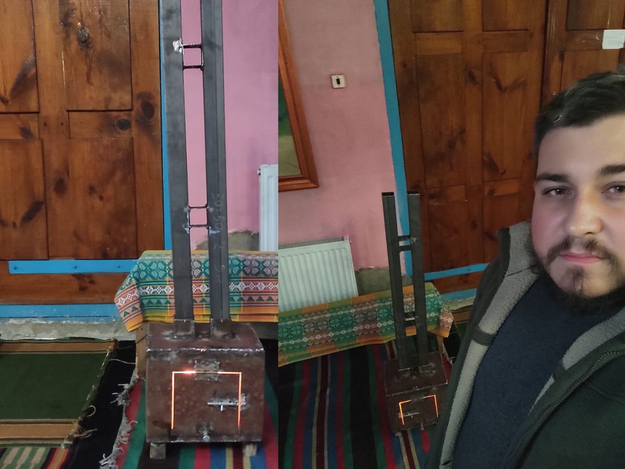 Парафіяни Успенського храму налагодили виробництво окопних буржуйок