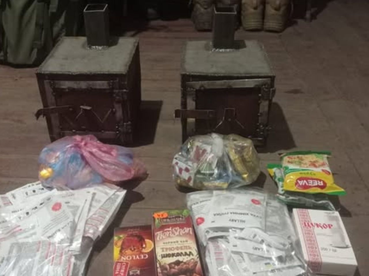 Звіт з передової про отримання окопних буржуйок