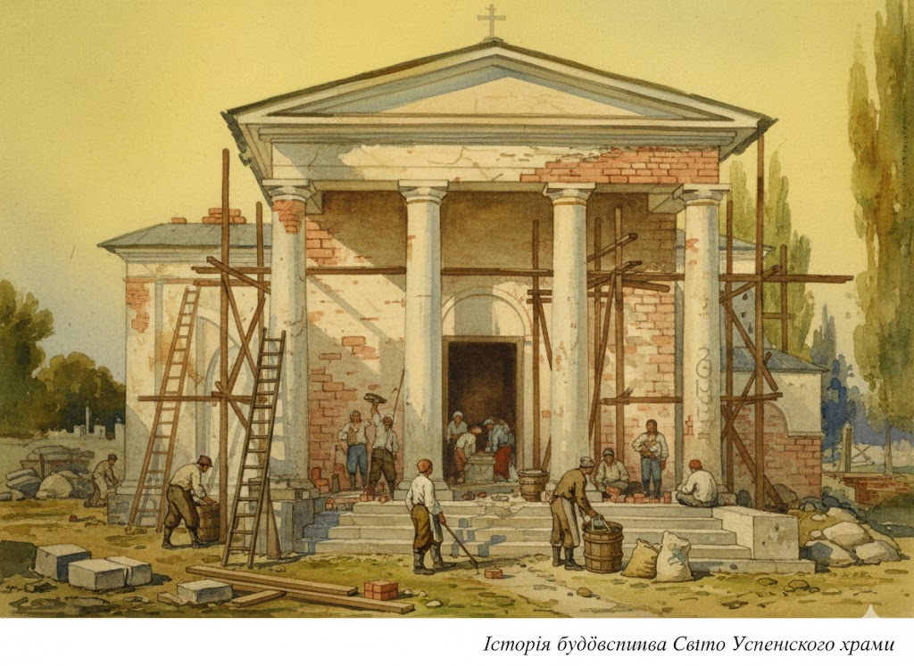 Історія будівництва Свято Успенського храму