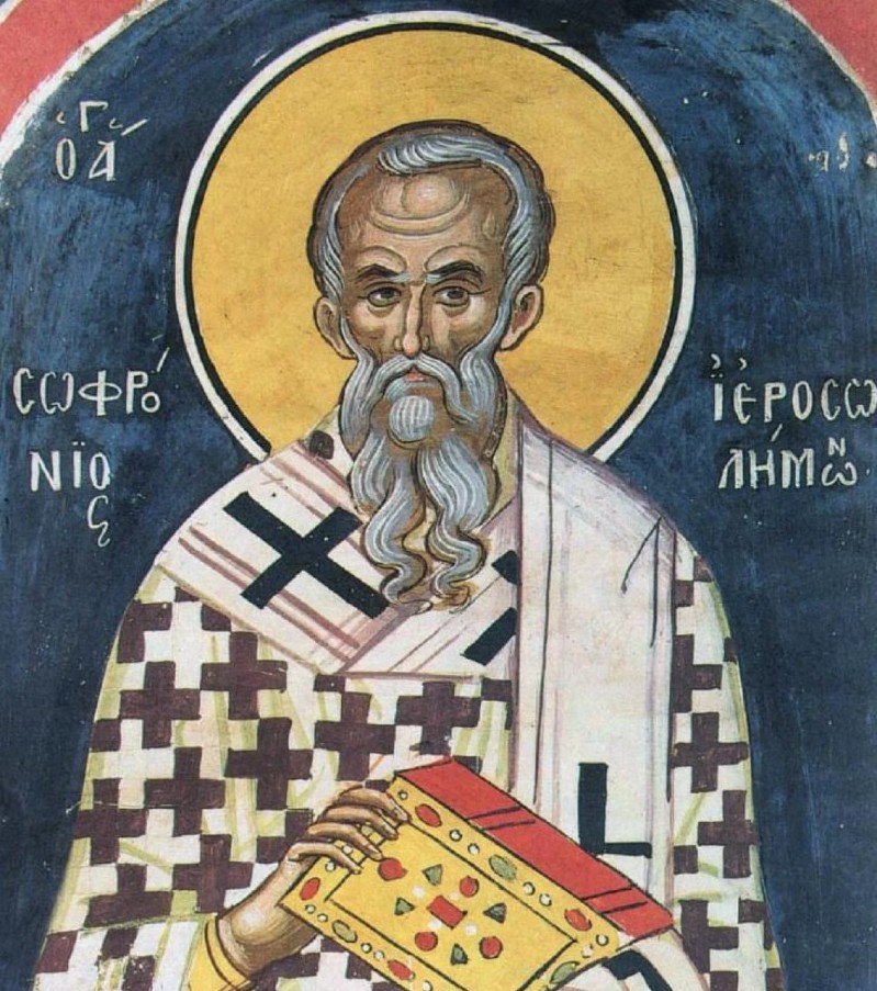 Святитель Софроній, Патріарх Єрусалимський