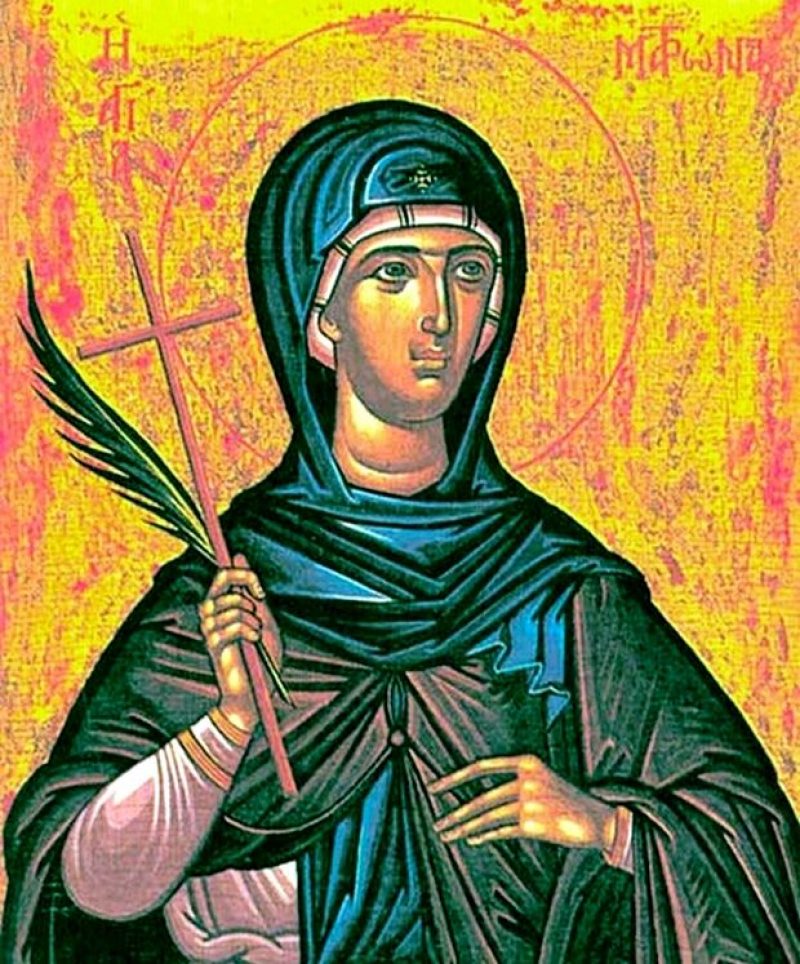 Свята мучениця Матрона Солунська