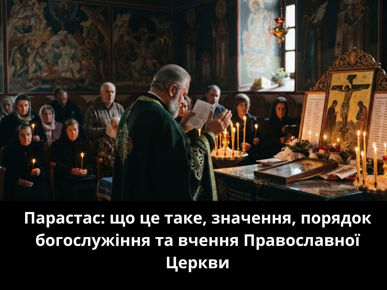 Парастас: що це таке, значення, порядок богослужіння та вчення Православної Церкви
