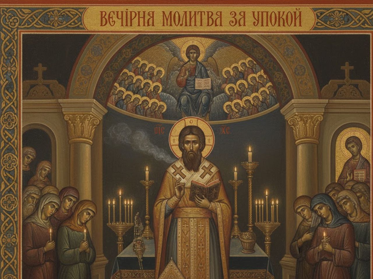 Вечірня молитва за померлих
